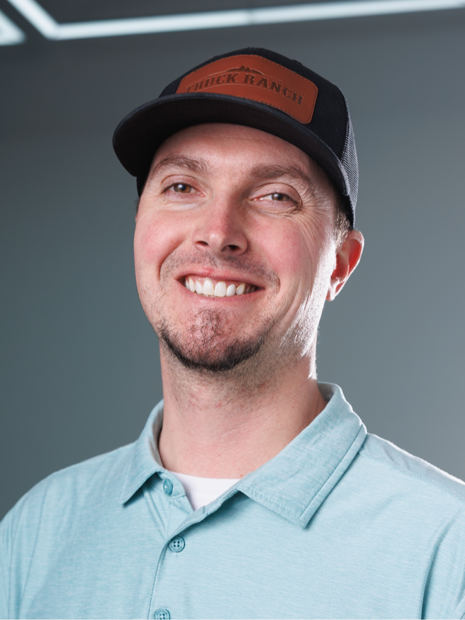 Service Manager Landon Cummins in Truck Ranch Garage at Truck Ranch